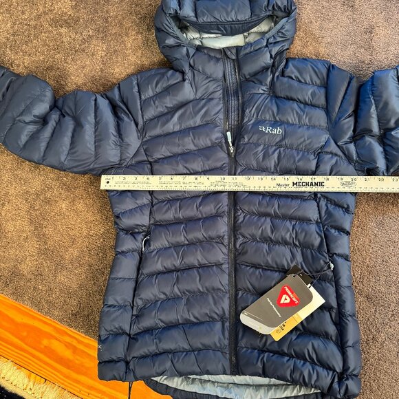 Women's Rab Cirrus Alpine Insulated Jacket, Size Medium, Tempest Blue, NWT - Picture 11 of 11
